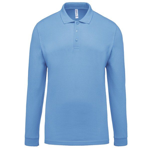 Kariban K256 - Mens long-sleeved piqué polo shirt