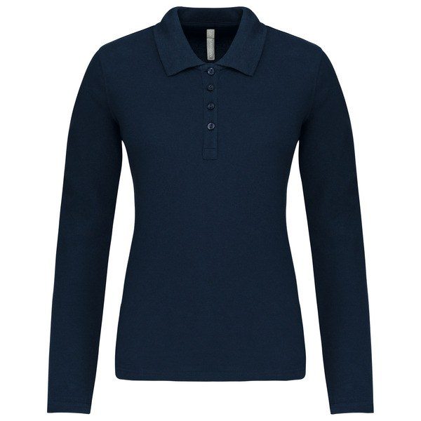 Kariban K257 - Ladies’ long-sleeved piqué polo shirt