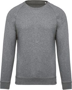 Kariban K480 - Men's organic round neck sweatshirt with raglan sleeves Grey Heather