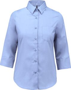 Kariban K558 - Ladies' 3/4 sleeve shirt Bright Sky