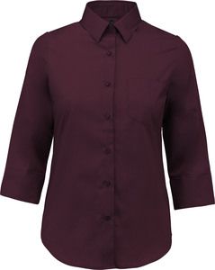 Kariban K558 - Ladies' 3/4 sleeve shirt Wine