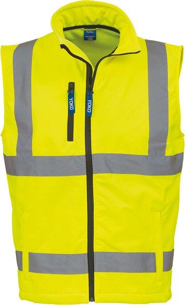 Yoko YHV006 - Hi-Vis Softshell Gilet