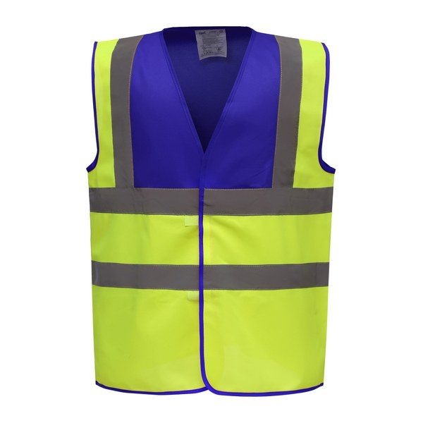 Yoko YHVW100 - Enhanced Visibility Safety Vest with Reflective Strips