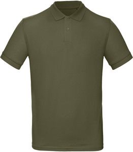 B&C CGPM430 - Men's organic polo shirt Urban Khaki