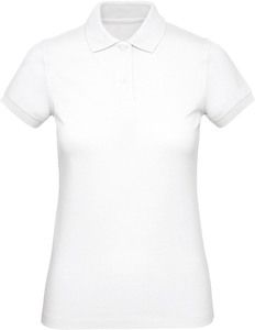 B&C CGPW440 - Ladies' organic polo shirt Biały