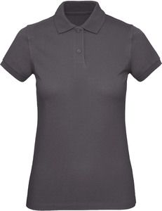 B&C CGPW440 - Women's organic polo shirt Dark Grey