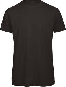 B&C CGTM042 - Camiseta de hombre Organic Inspire cuello redondo Negro