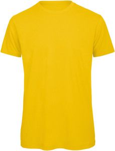 B&C CGTM042 - Camiseta de hombre Organic Inspire cuello redondo Amarillo
