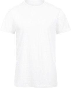 B&C CGTM046 - T-shirt Organic Inspire de homem Slub Chic Pure White