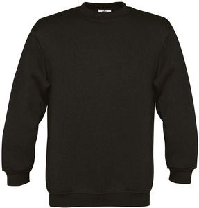 B&C CGWK680 - Kinder-Sweatshirt mit Rundhalsausschnitt Black