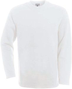 B&C CGWU610 - Sweat-Shirt Coupe Droite White