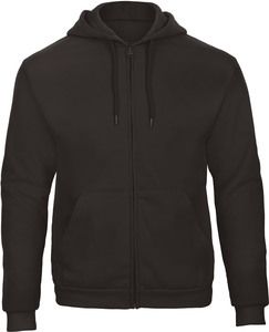 B&C CGWUI25 - Sweatshirt capuche zippé ID.205 Noir