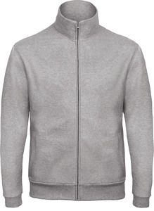 B&C CGWUI26 - Zipped fleece jacket ID.206 Heather Grey