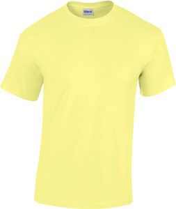 Gildan GI5000 - Kurzarm Baumwoll T-Shirt Herren Corn Silk
