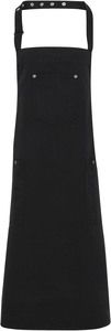Premier PR132 - "Chino" bib apron Black