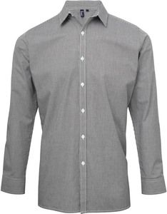 Premier PR220 - Gingham Long Sleeve Shirt