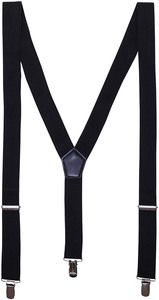 Premier PR701 - Clip trouser braces Zwart