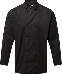 Premier PR903 - Veste chef cuisinier Coolchecker® Noir