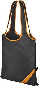 Result R002X - Compact shopping bag Black / Orange