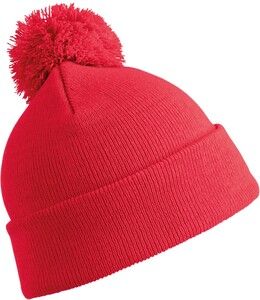 Result RC028X - Pomponmuts Beanie Rood