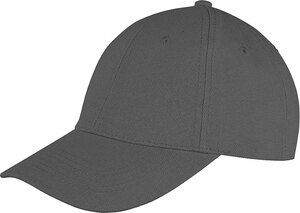 Result RC081X - Memphis Brushed Cotton Low Profile Cap Charcoal Grey