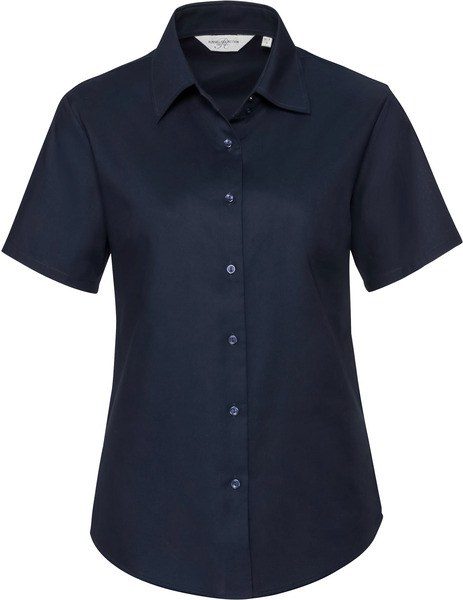 Russell Collection RU933F - Camisa Oxford En Manga Corta Y De FÁcil Cuidado