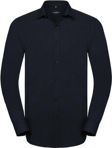Russell Collection RU960M - MENS' LONG SLEEVE ULTIMATE STRETCH SHIRT Bright Navy