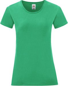 Fruit of the Loom SC61432 - Iconic-T Ladies' T-shirt Kelly groen