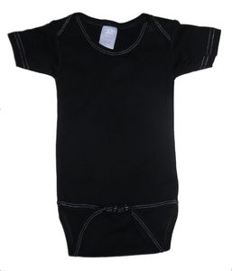Infant Blanks 0010BLWS - Long Sleeve Lap Tee with White Stitch