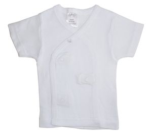Infant Blanks 075B - side snap Short Sleeve shirt