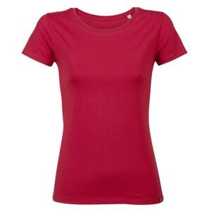 ATF 03273 - Lola T Shirt Damski Okrągły Dekolt Wyprodukowany We Francji Czerwony