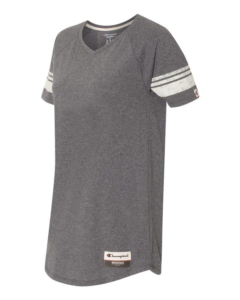 Champion AO350 - Women's Triblend Varsity T-shirt