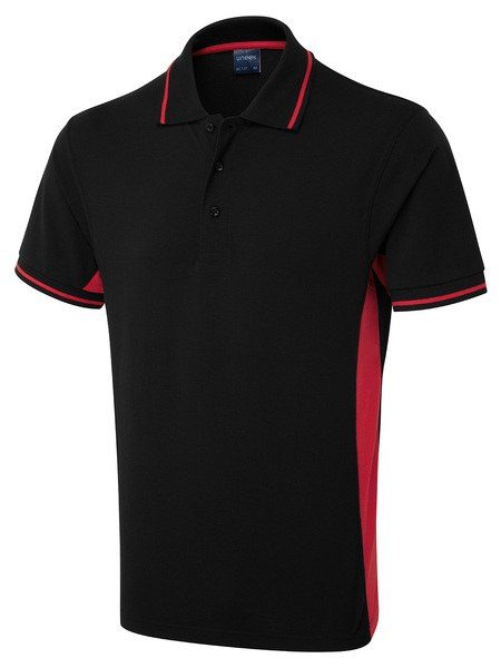 Radsow by Uneek UC117 - Modern Two Tone Polo Shirt with Contrast Panels