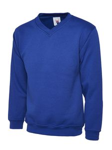 Radsow by Uneek UC204 - Premium V-Neck Sweatshirt Royal blue