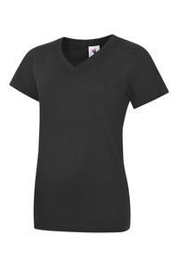Radsow by Uneek UC319 - Ladies Classic V Neck T Shirt Black