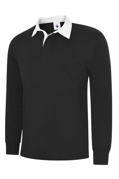 Radsow by Uneek UC402 - Premium Soft Cotton Rugby Shirt with Woven Collar