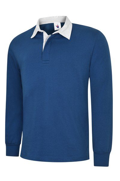 Radsow by Uneek UC402 - Premium Soft Cotton Rugby Shirt with Woven Collar