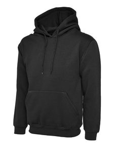 Radsow by Uneek UC501 - Premium Hooded Sweatshirt Black