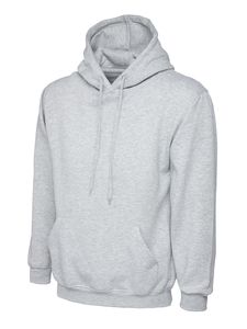 Radsow by Uneek UC501 - Premium Hooded Sweatshirt Heather Grey