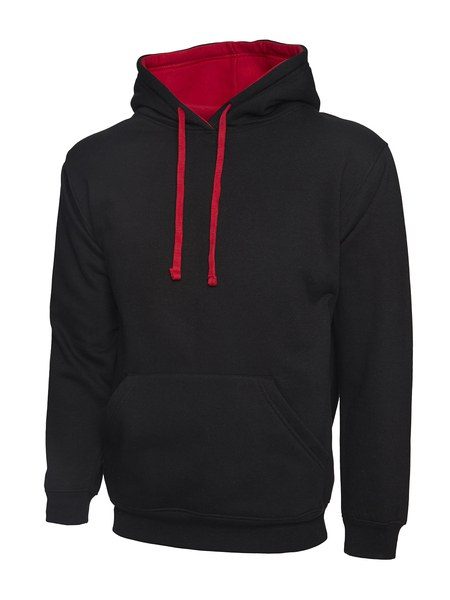 Radsow by Uneek UC507 - Premium Comfort Contrast Hooded Sweatshirt