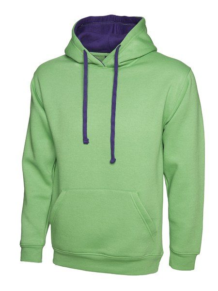 Radsow by Uneek UC507 - Premium Comfort Contrast Hooded Sweatshirt