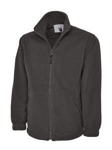 Radsow by Uneek UC601 - Premium Full Zip Micro Fleece Jacket Charcoal