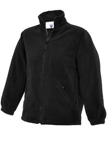 Radsow by Uneek UC603 - Childrens Full Zip Micro Fleece Jacket Black