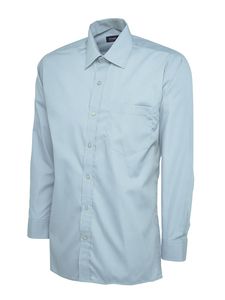 Radsow by Uneek UC709 - Mens Poplin Full Sleeve Shirt Light Blue