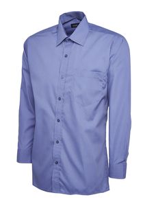 Radsow by Uneek UC709 - Mens Poplin Full Sleeve Shirt Mid Blue