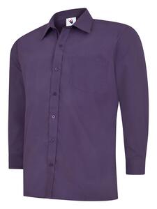 Radsow by Uneek UC709 - Mens Poplin Full Sleeve Shirt Purple