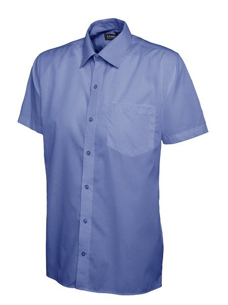 Radsow by Uneek UC710 - Camisa de media manga para hombre Poplin