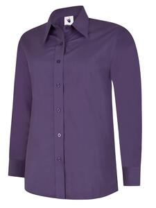 Radsow by Uneek UC711 - Ladies Poplin Full Sleeve Shirt Purple