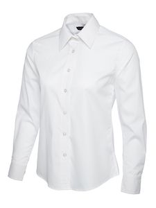 Radsow by Uneek UC711 - Ladies Poplin Full Sleeve Shirt White