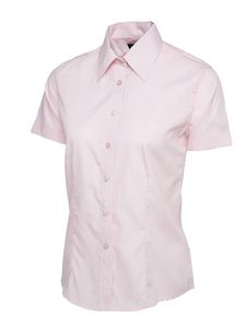 Radsow by Uneek UC712 - Ladies Poplin Half Sleeve Shirt Pink